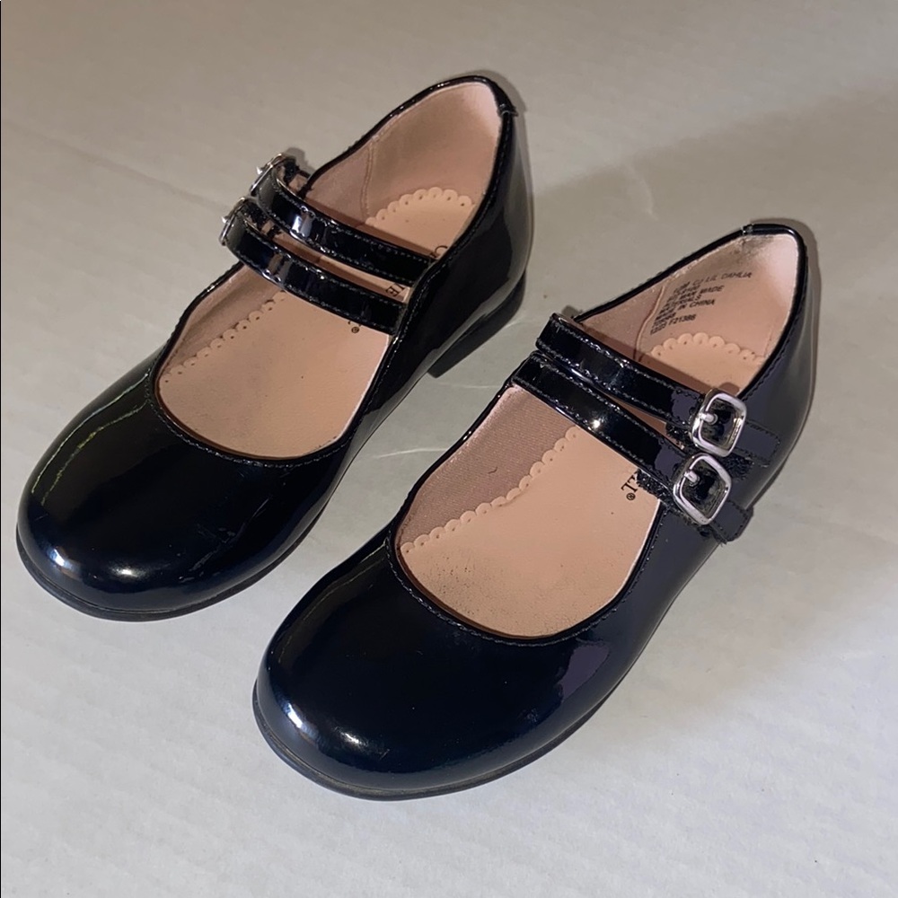 Christie and Jill Classic Black Kids' Dress Shoes size 10